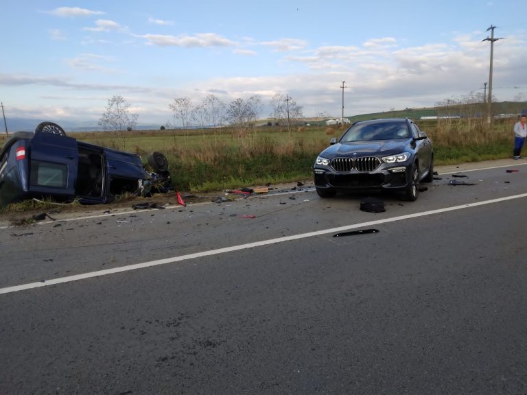 Polițiștii au identificat autorul accidentului de pe Drumul Național 14