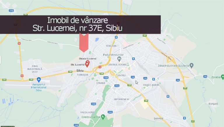 SC TURSIB SA,  scoate la vânzare imobilul situat în intravilanul  mun. Sibiu,  strada Lucernei nr. 37E