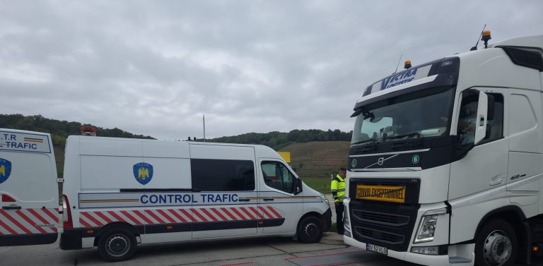Acțiunea Truck and Bus pe toate șoselele din județul Sibiu