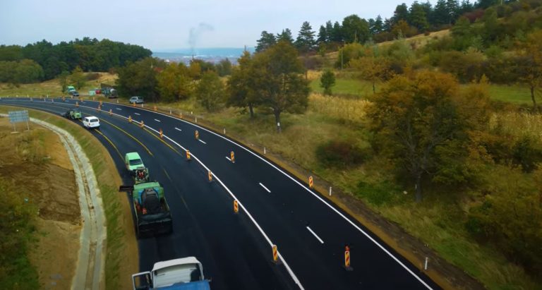 VIDEO Lucrările la drumul dintre Tălmaciu și Boița au fost finalizate