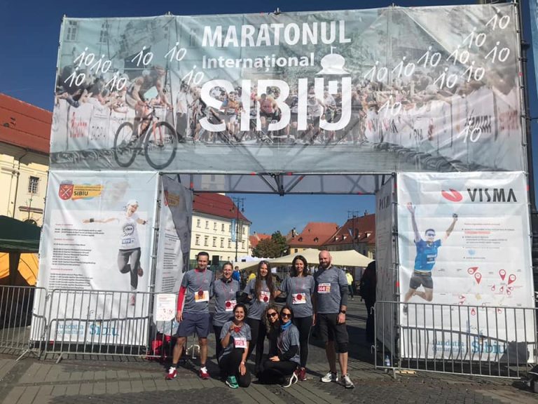 ULBS a adunat peste 60.000 de lei la Maratonul Internațional Sibiu