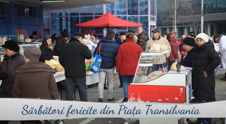 Cumpărături pe acorduri de colinde, în Sibiu