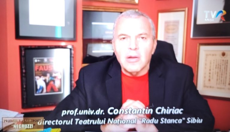 Constantin Chiriac, laureat al Premiilor Naționale „Negruzzi”