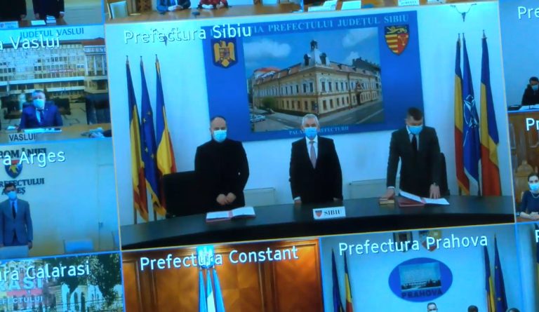 VIDEO Cei doi noi subprefecți de Sibiu, din partea PSD, au fost numiți oficial și au depus jurământul