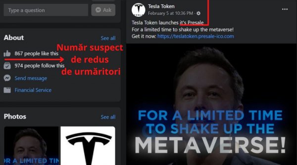 Pagini false de social media îi vizează pe utilizatorii interesaţi să investească în criptomonede