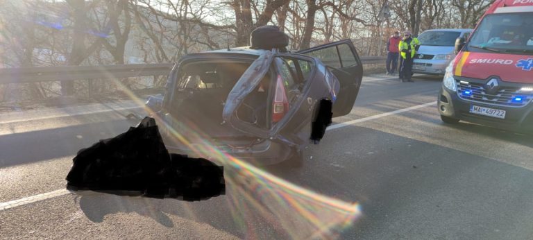 FOTO Accident mortal pe Drumul Național 14, la ieșirea din Slimnic