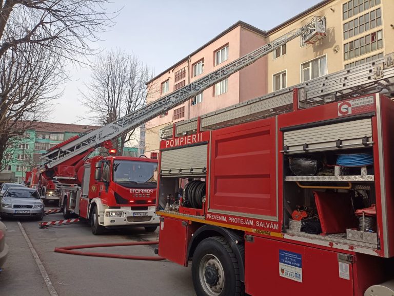 ULTIMA ORĂ: Incendiu într-un apartament din Sibiu. Mai multe persoane s-au autoevacuat