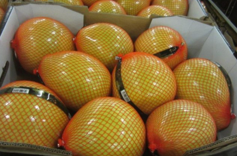 Un lot de pomelo din China, retras de la vânzare în urma depăşirii valorii admise de reziduuri de pesticide