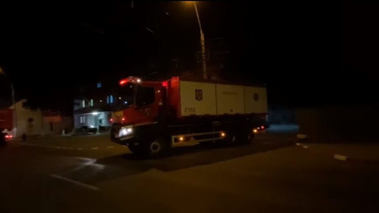 Tabăra mobilă pentru refugiaţi a ISU Sibiu a plecat în judeţul Neamţ