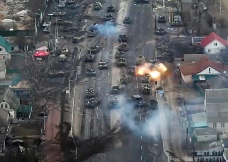 VIDEO Cum și-a pierdut Putin un general de tancuri, într-o ambuscadă cu drone Bayraktar