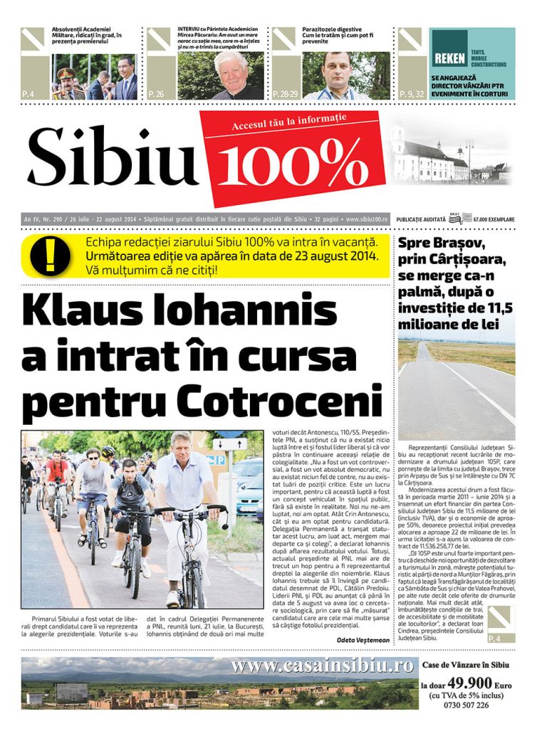 Sibiu 100% Editia 290