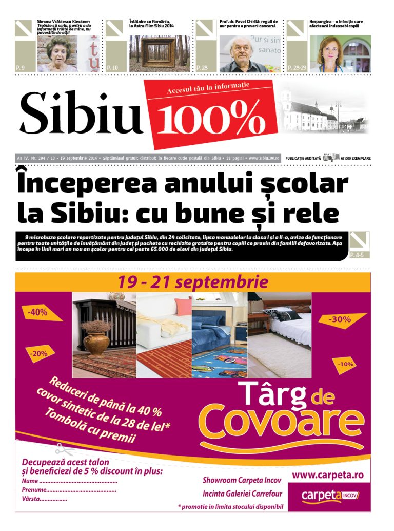 Sibiu 100% Editia 294