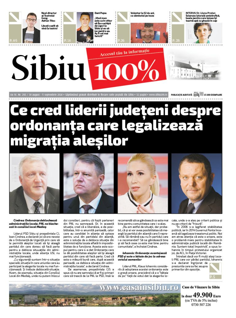 Sibiu 100% Editia 292