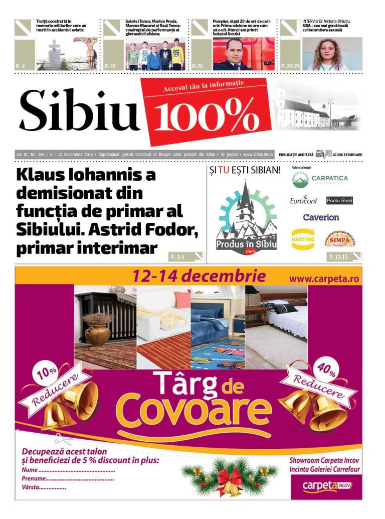 Sibiu 100% Editia 306