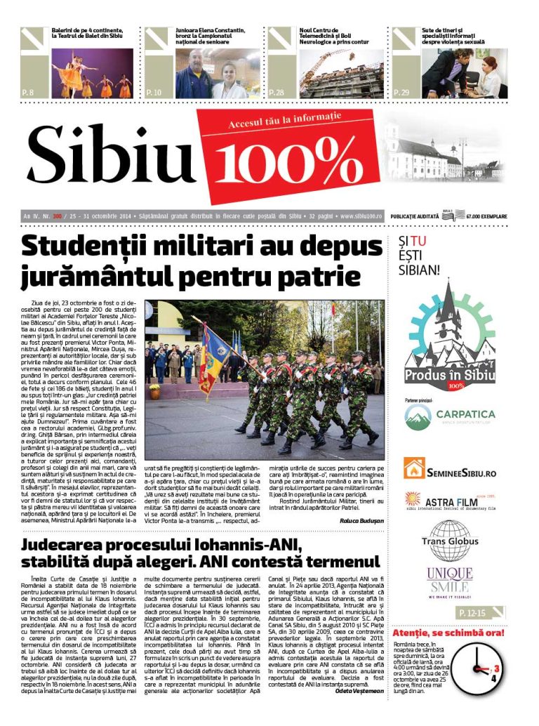 Sibiu 100% Editia 300
