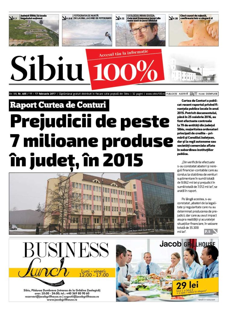 Sibiu 100% Editia 405