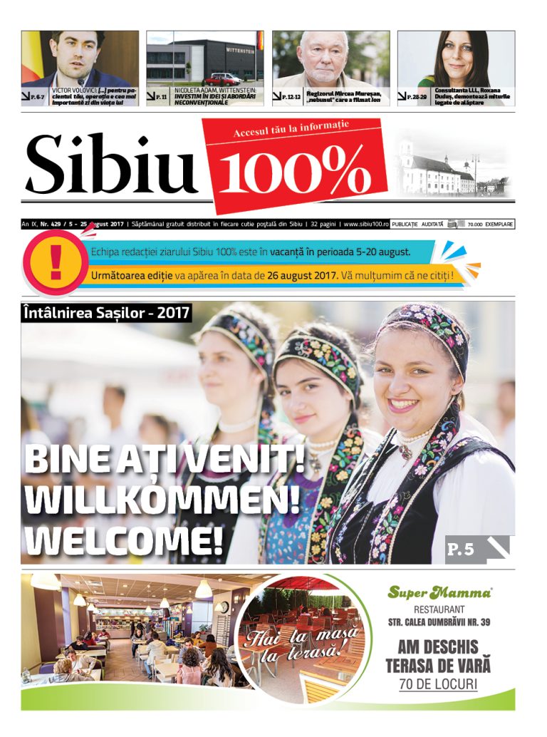 Sibiu 100% Editia 429