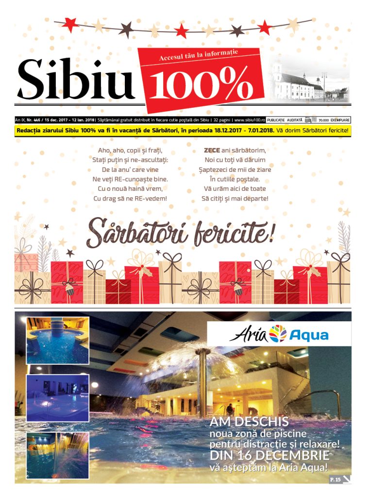 Sibiu 100% Editia 446