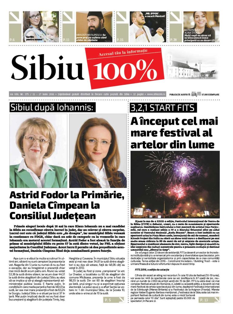 Sibiu 100% Editia 375