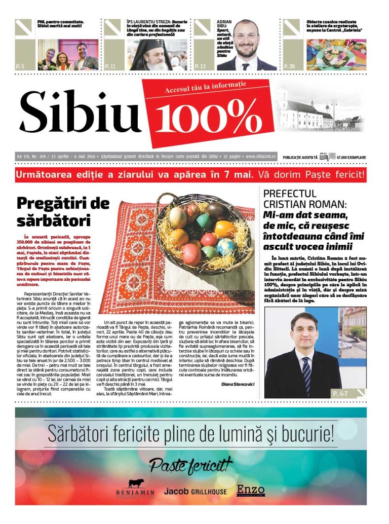Sibiu 100% Editia 369
