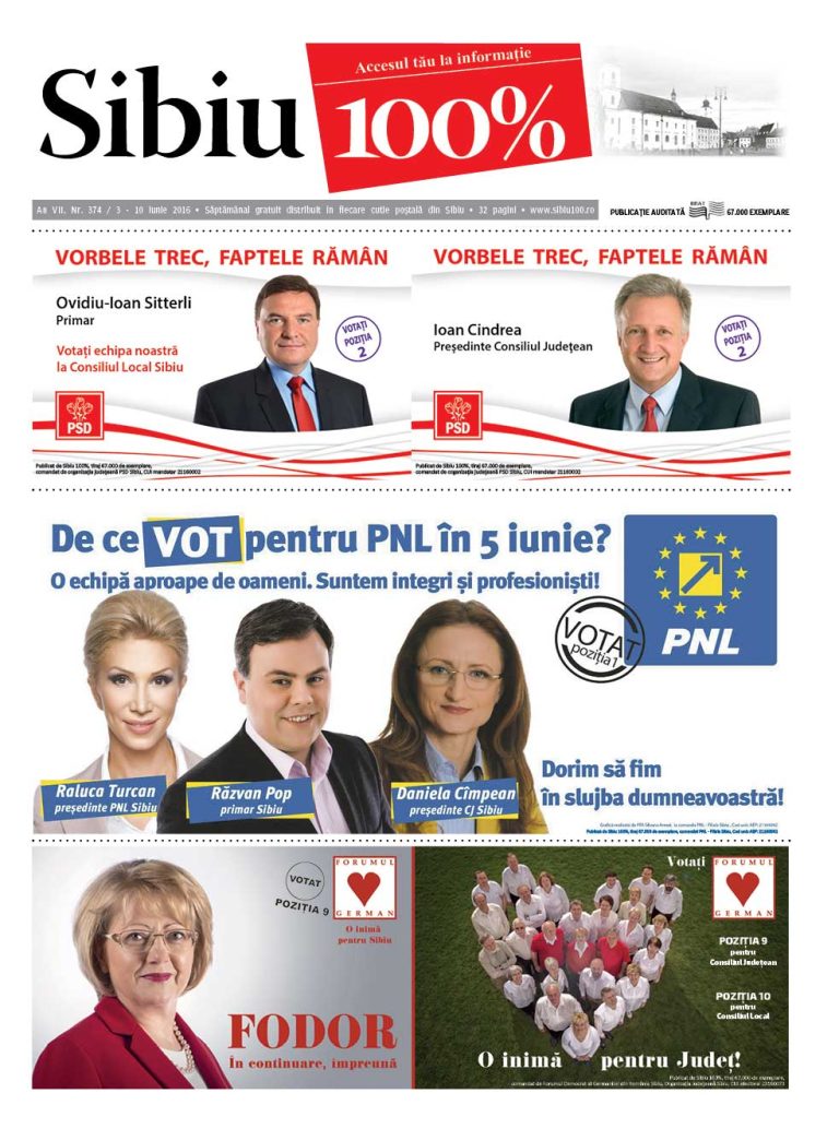 Sibiu 100% Editia 374