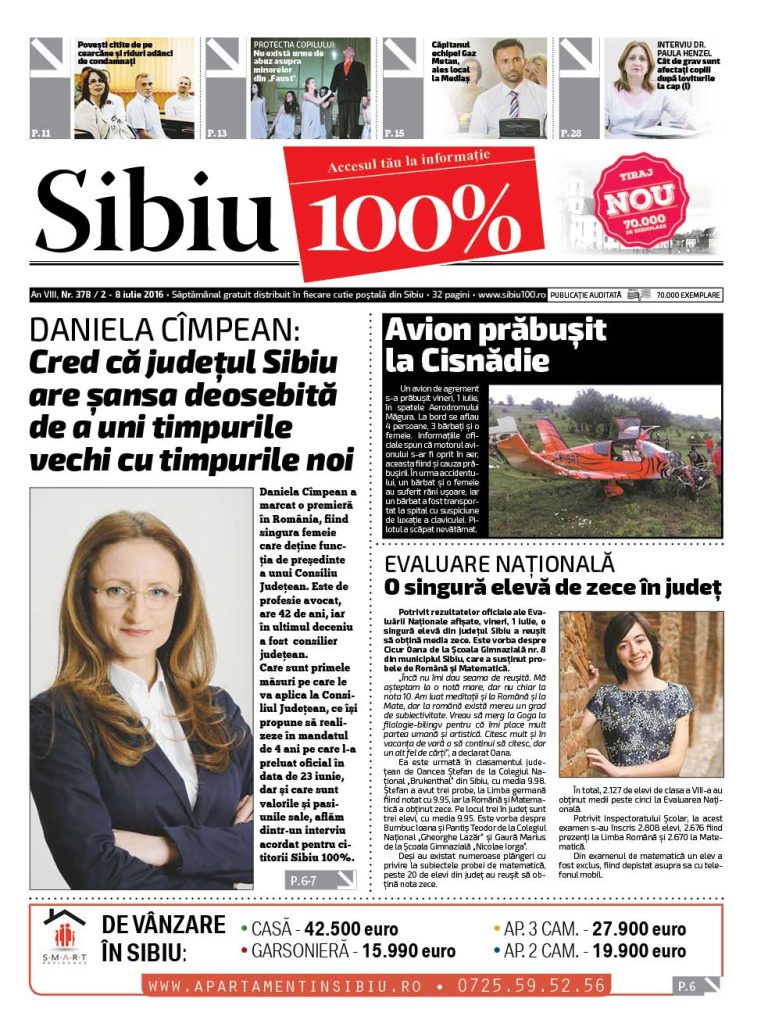 Sibiu 100% Editia 378