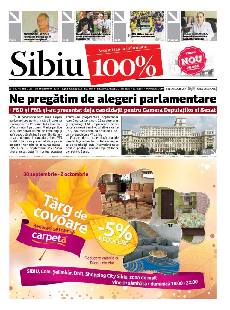 Sibiu 100% Editia 388
