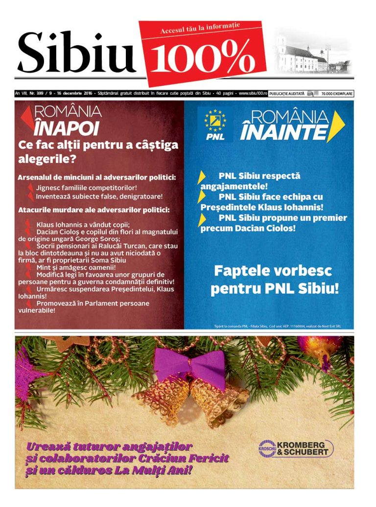Sibiu 100% Editia 399