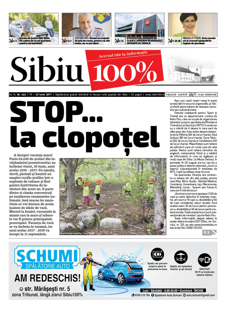 Sibiu 100% Editia 422