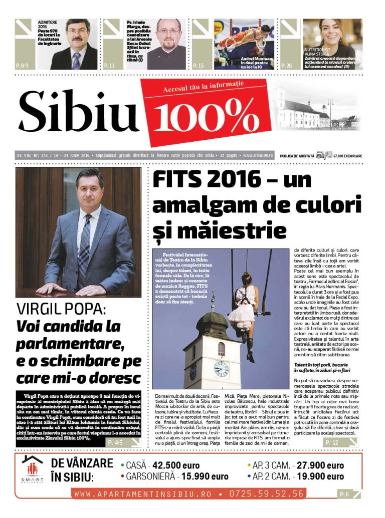 Sibiu 100% Editia 376