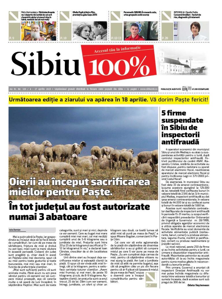 Sibiu100% Editia 320