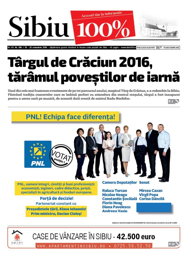 Sibiu 100% Editia 396