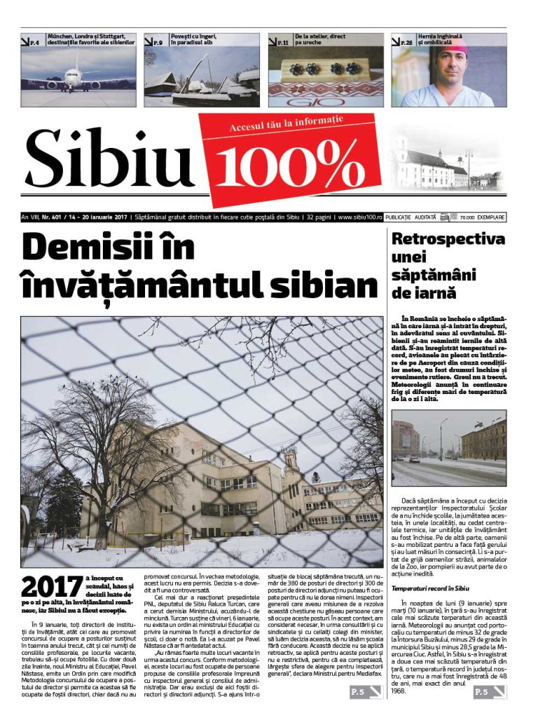 Sibiu 100% Editia 401
