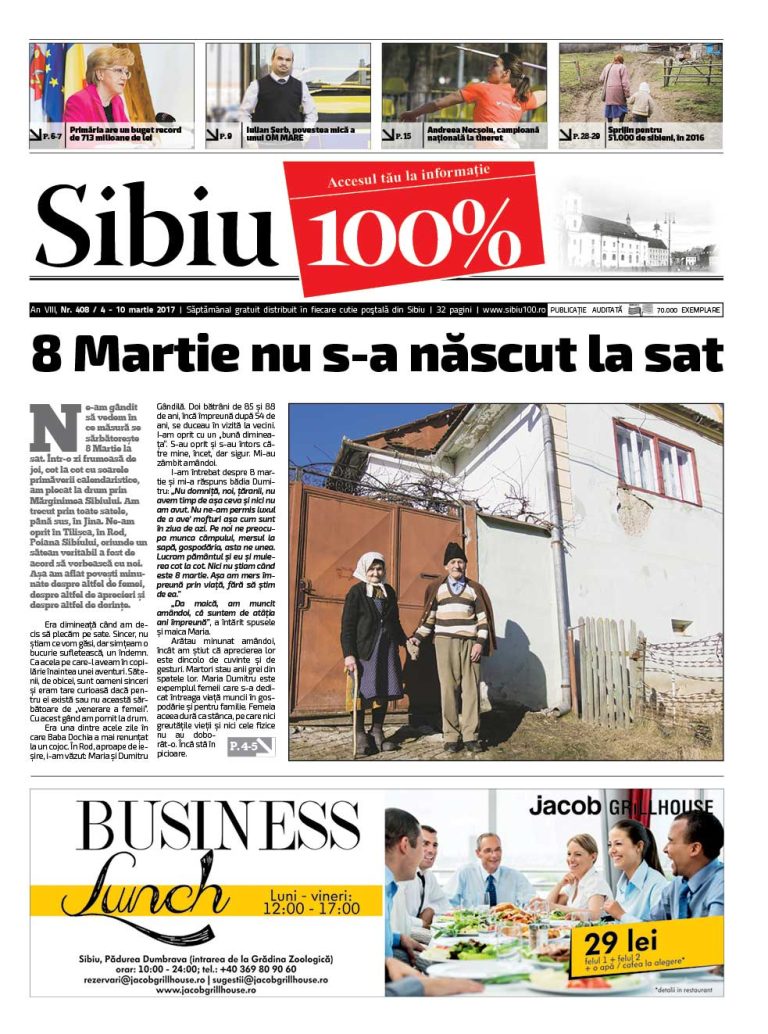 Sibiu 100% Editia 408