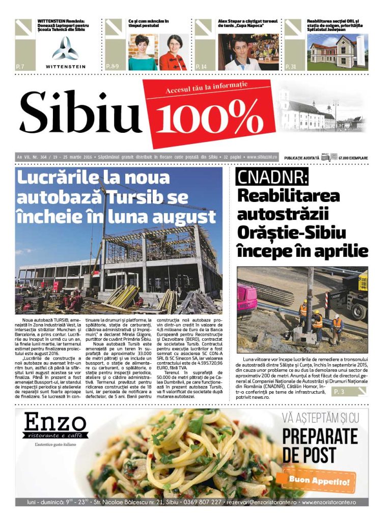 Sibiu 100% Editia 364