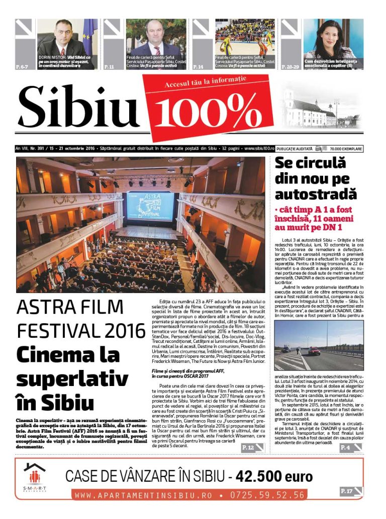 Sibiu 100% Editia 391