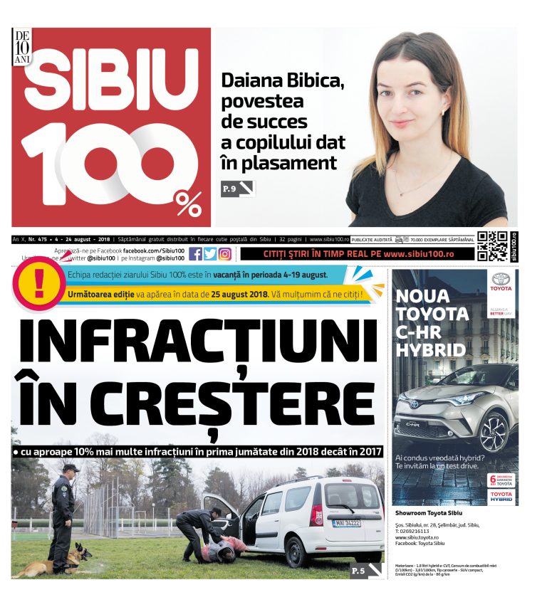Sibiu 100% Editia 475