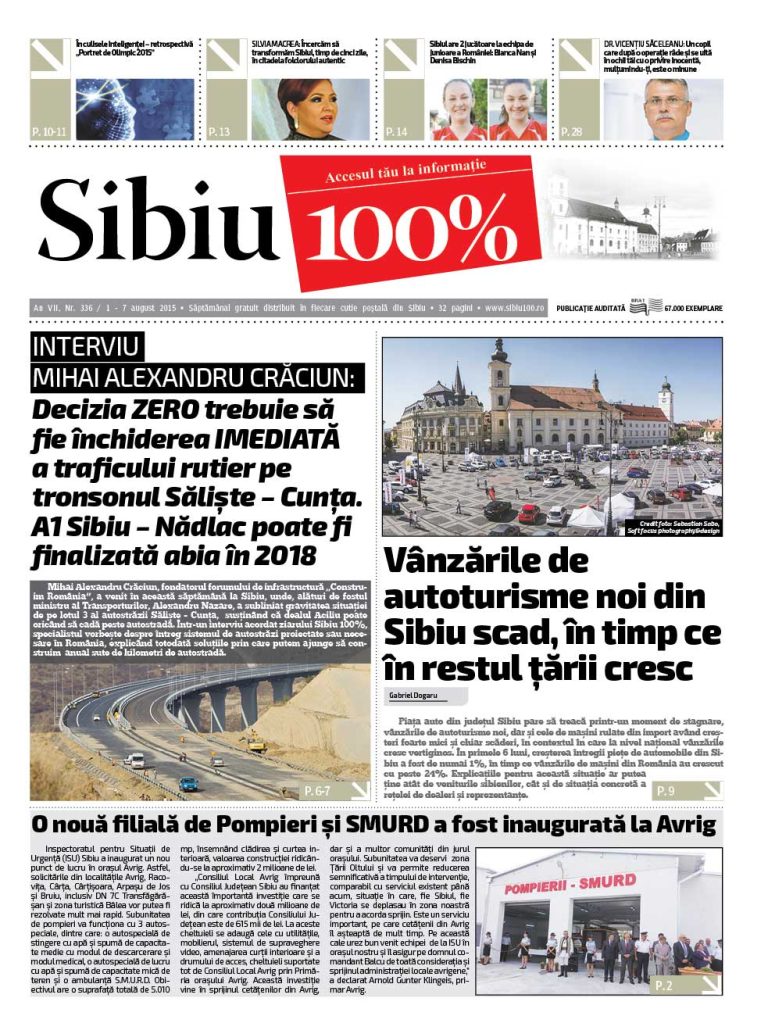 Sibiu 100% Editia 336