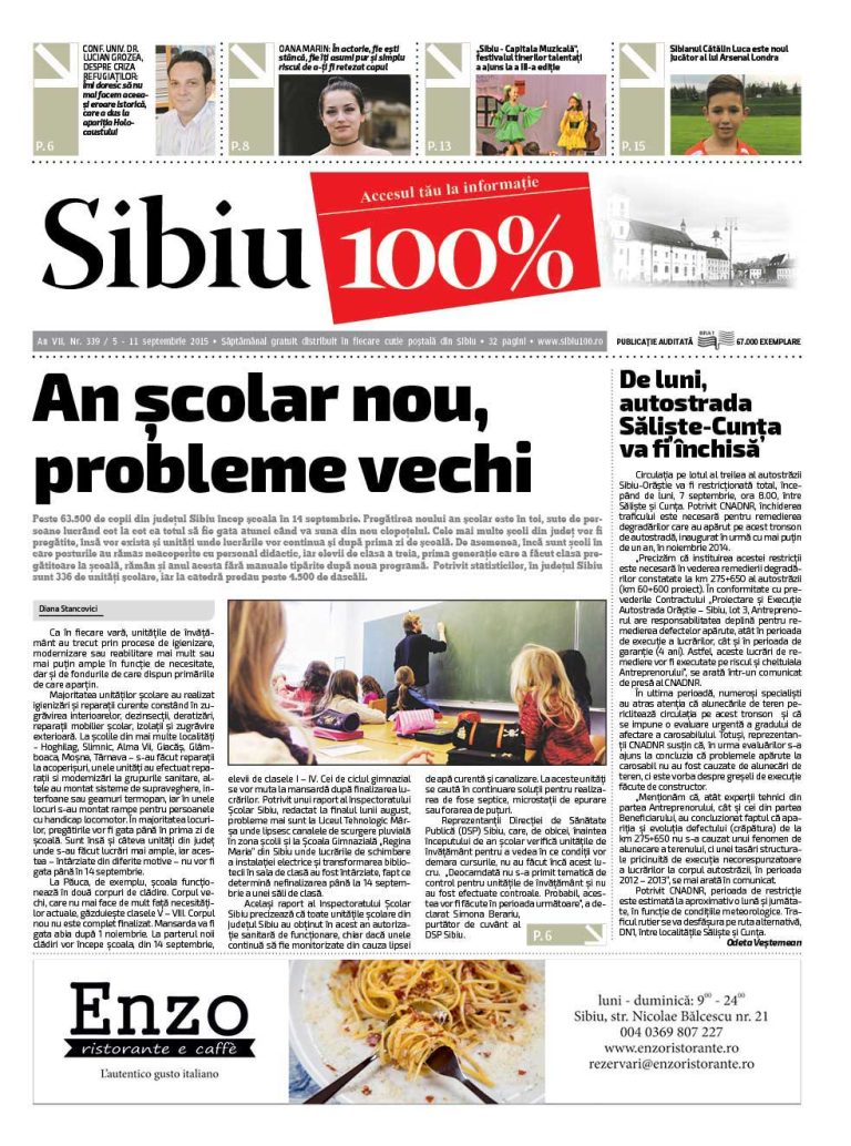 Sibiu 100% Editia 339