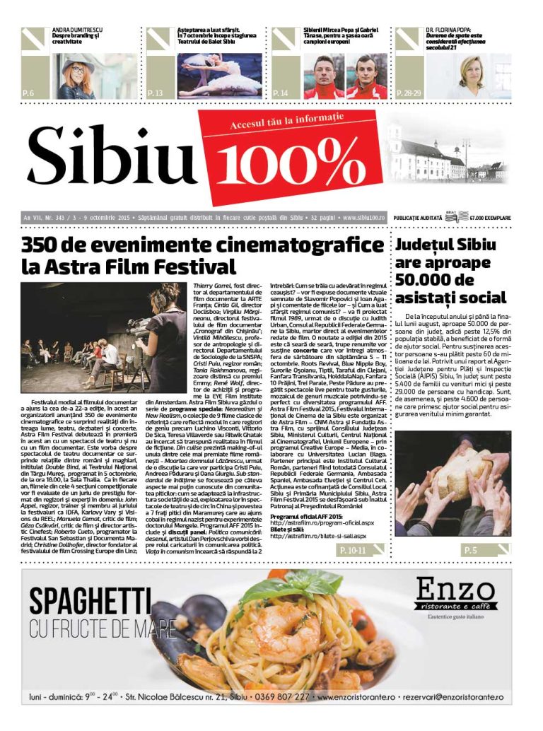 Sibiu 100% Editia 343