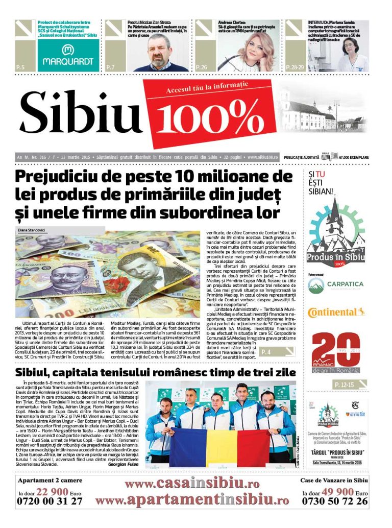 Sibiu 100% Editia 316