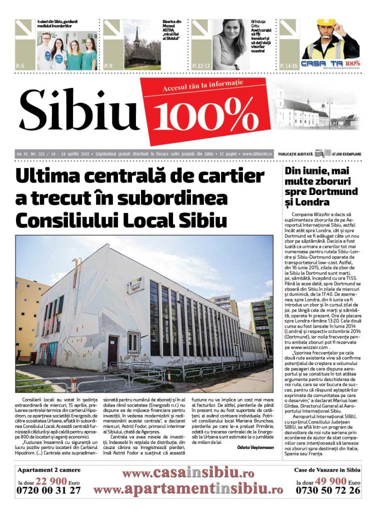 Sibiu 100% Editia 321