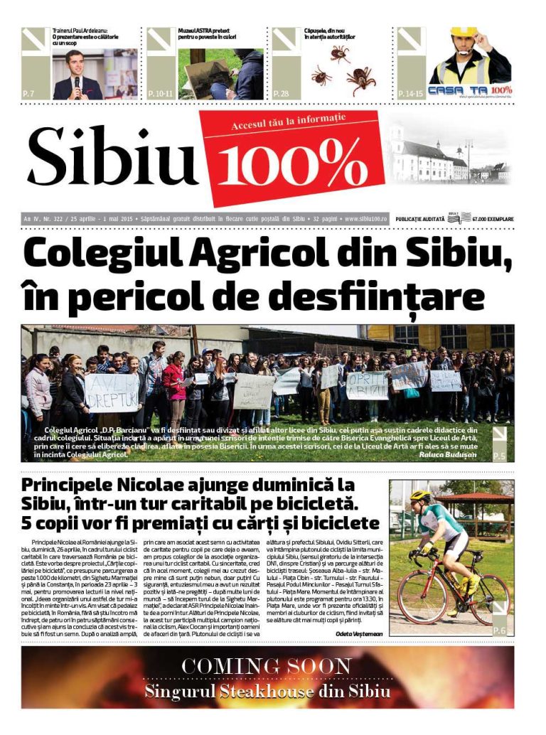 Sibiu 100% Editia 322