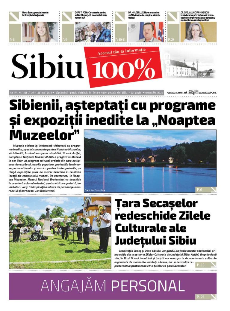 Sibiu 100% Editia 325
