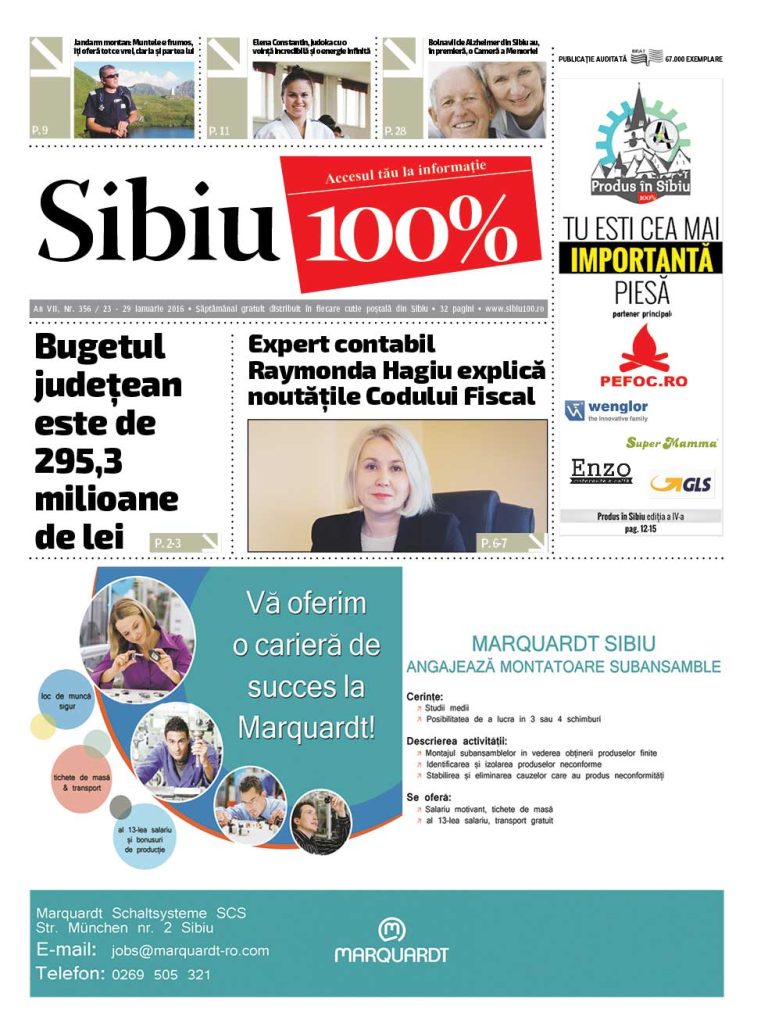 Sibiu 100% Editia 356