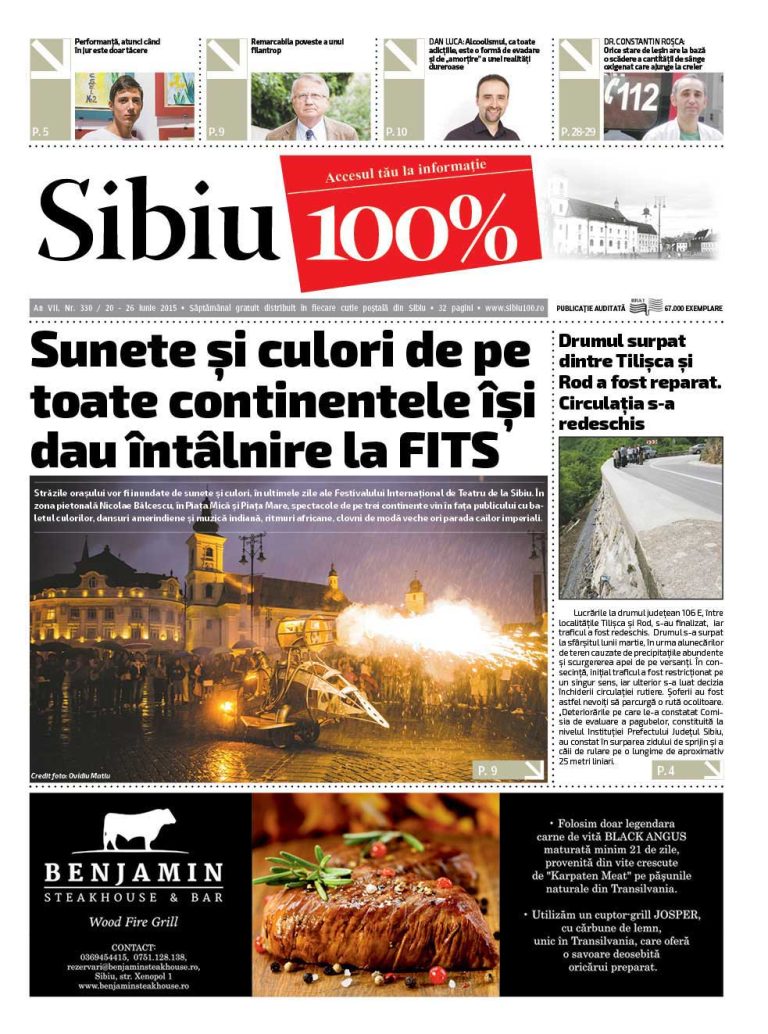 Sibiu 100% Editia 330