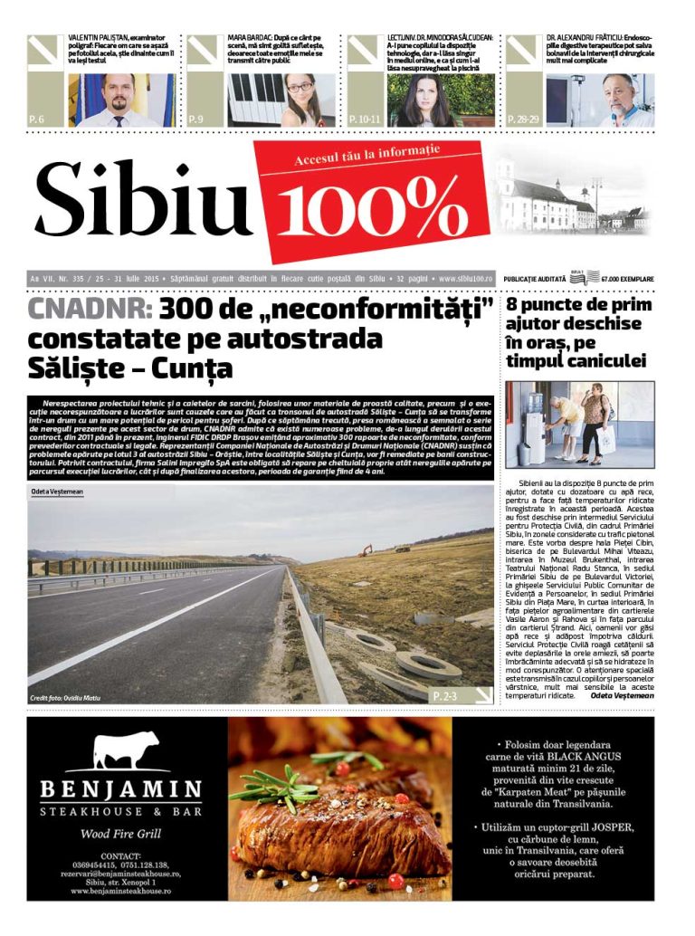 Sibiu 100% Editia 335