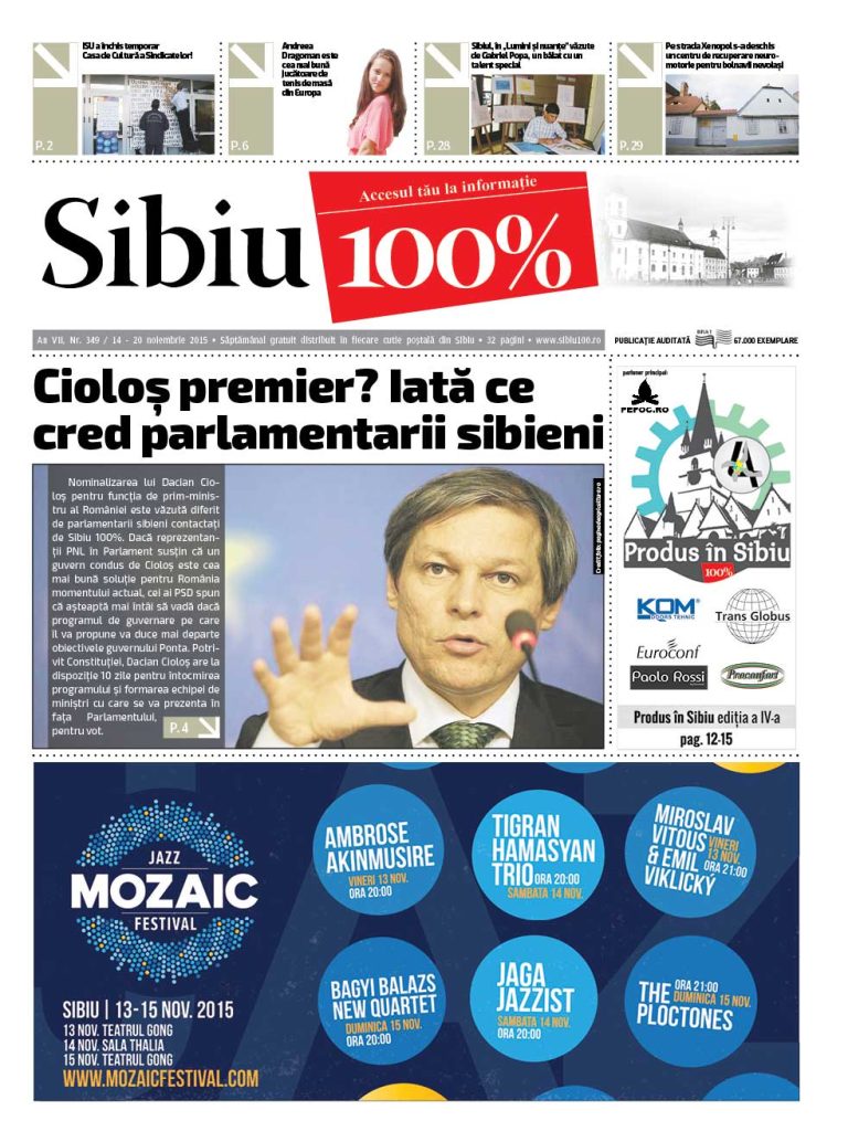 Sibiu 100% Editia 349