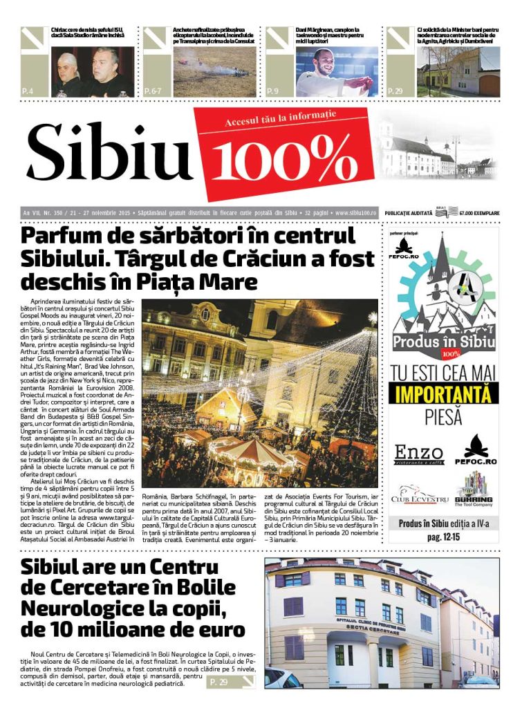 Sibiu 100% Editia 350