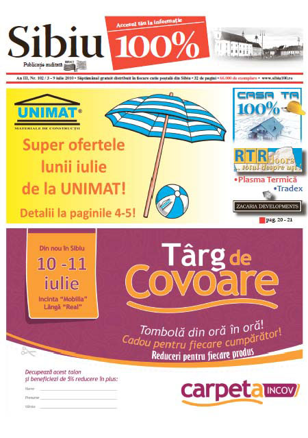 Sibiu 100% Editia 102